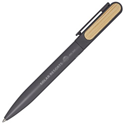 Blanca Recycled Metal Pen - Blue Ink - Engraved