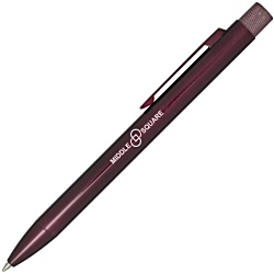 Beatriz Recycled Metal Pen - Black Ink - Printed