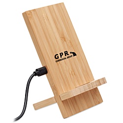 Whippy Bamboo Charger Phone Stand