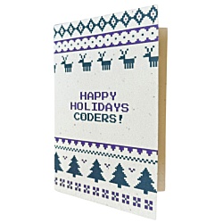 Seed Paper Christmas Card