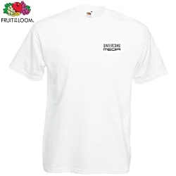 Fruit of the Loom Value T-Shirt - White - Printed