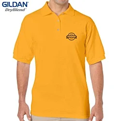 Gildan Dryblend Jersey Polo Shirt - Colours - Printed