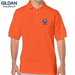 Gildan DryBlend Jersey Polo Shirt - Colours - Embroidered