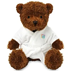 18cm James Bear with Dressing Gown