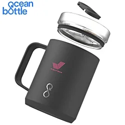 Ocean Bottle 350ml Recycled Vacuum Insulated Travel Mug - Printed