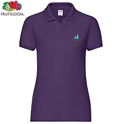 Fruit of the Loom Women's Value Polo Shirt - Embroidered