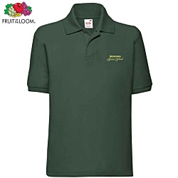 Fruit of the Loom Kid's Value Polo Shirt - Colours - Print