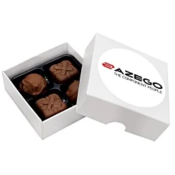 4 Chocolate Truffles Gift Box