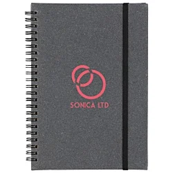 Orwell Recycled Leather A5 Wiro Notebook - 3 Day