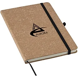 Plato Recycled Leather A5 Notebook - 3 Day