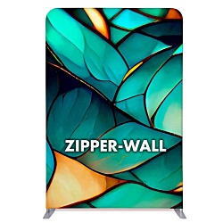 150 x 230cm Straight Zipper-Wall Display - Single Sided Print