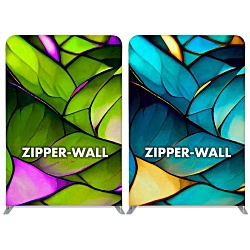 150 x 230cm Straight Zipper-Wall Display - Double Sided Print