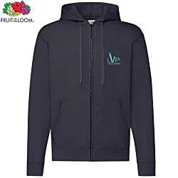 Fruit of the Loom Classic Zipped Hooded Sweatshirt - Embroidered