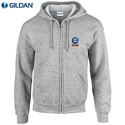 Gildan Heavy Blend Zipped Hoodie - Embroidered