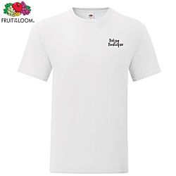 Fruit of the Loom Iconic 150 T-Shirt - White - Printed