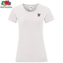 Fruit of the Loom Women's Iconic 150 T-Shirt - White - Printed