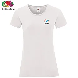 Fruit of the Loom Women's Iconic 150 T-Shirt - White - Digital Print