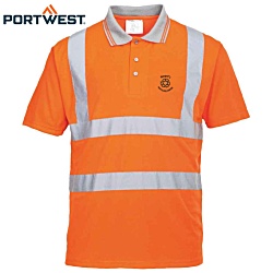 Portwest Hi-Vis Polo Shirt - Printed