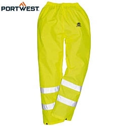 Portwest Hi-Vis Rain Trousers - Printed