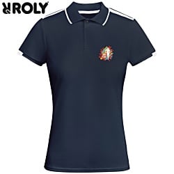 Tamil Women's Sports Polo Shirt - Digital Print