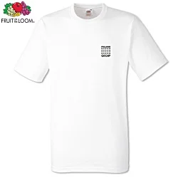 Fruit of the Loom Heavy T-Shirt - White - Printed