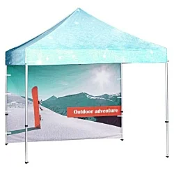 Event Gazebo - 3m x 3m - Single Sided Print Inside Full Wall & Roof
