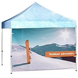 Event Gazebo - 3m x 3m - Single Sided Print Outside Full Wall & Roof