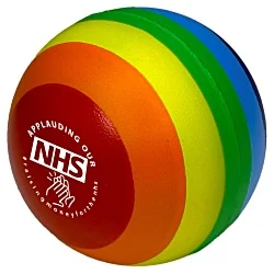 Rainbow Ball Stress Shape