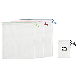 Set of 3 RPET Mesh Food Bags