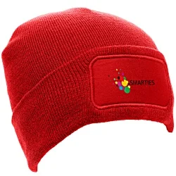 Rectangular Patch Beanie - Digital Print