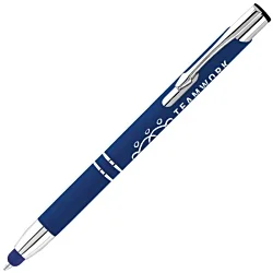 Electra Recycled Classic Soft Touch Stylus Pen - Engraved