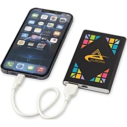 Pep Type-C Recycled Aluminium Powerbank 4000mAh - Digital Print