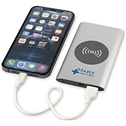 Juice Type-C Recycled Aluminium Wireless Powerbank 4000mAh - Printed