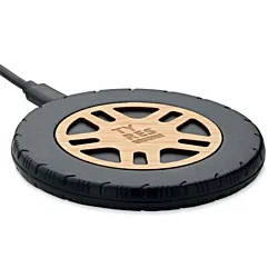 Maticless Tyre Shaped Wireless Charger - Engraved