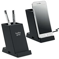 Block Wireless Charger Pen Pot
