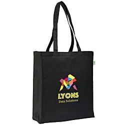 Allington Recycled Cotton Canvas Bag - Black - Digital Print