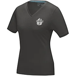 Kawartha Women's Organic Cotton V-Neck T-Shirt - Printed - Clearance
