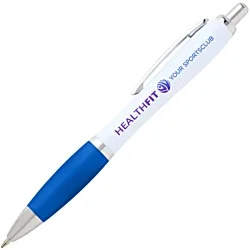 Nash White Recycled Pen - Blue Ink
