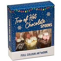Hot Chocolate Spoon with Mini Mallows Trio