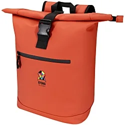 Resi Plus Recycled Roll-Top Backpack - Digital Print