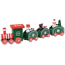 Wooden Christmas Train