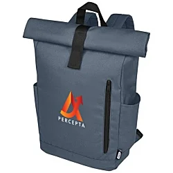 Byron Recycled Roll-Top Backpack - Digital Print