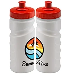 500ml Finger Grip Sports Bottle - Push Pull Cap - Full Colour