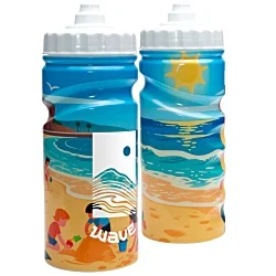 500ml Finger Grip Sports Bottle - Valve Cap - Digital Wrap