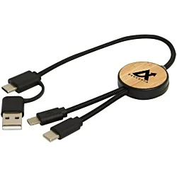 Chechia 5-in-1 Data Sync & Fast Charge 30cm Cable - Printed