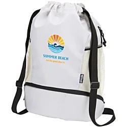 Nomad Recycled Drawstring Bag with Bottom Compartment