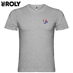 Samoyedo Men's V-Neck T-Shirt - Digital Print