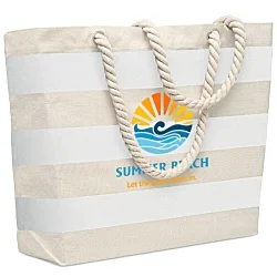 Heaven Striped Tote Bag - Digital Print