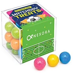Clear Cube Box - Bubblegum Balls