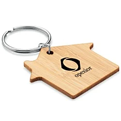 Bamboo House Keyring